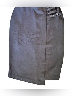 Worthington buckled pencil skirt business/work wear Women’s 6 Blue